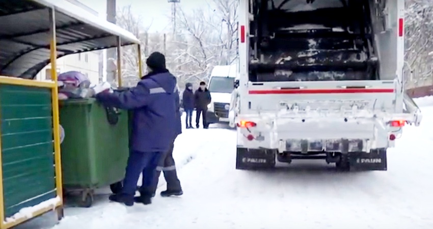 Волгоград переходит на новую систему сбора мусора. Видео